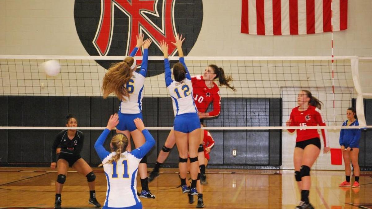 The Nation Ford and Fort Mill high school volleyball teams square off in 2015. A new season will feature new faces for both squads.