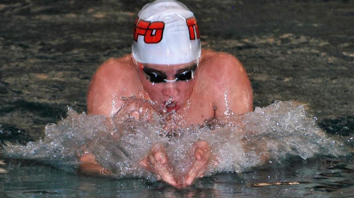 Nation Ford’s Ryan Williams won two events for the Falcons in their meet against Rock Hill.