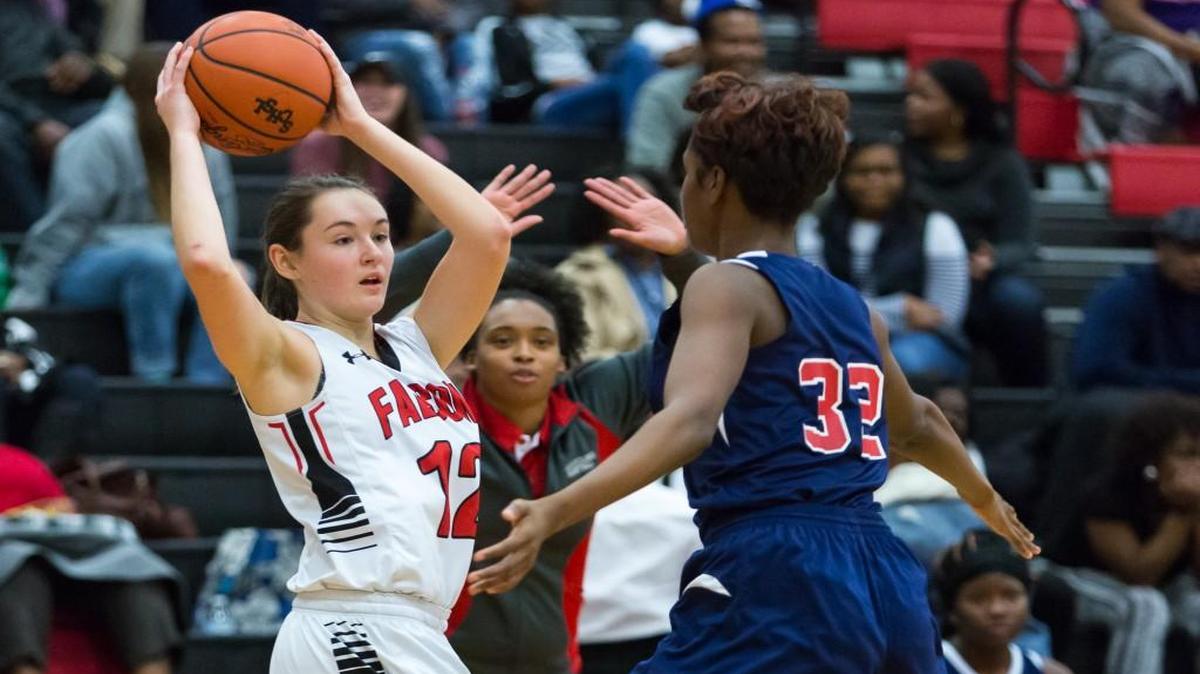 Alexis Clement (12) works the ball past Chester's Deanna Lowry as Nation Ford hosted the Cyclones Friday.