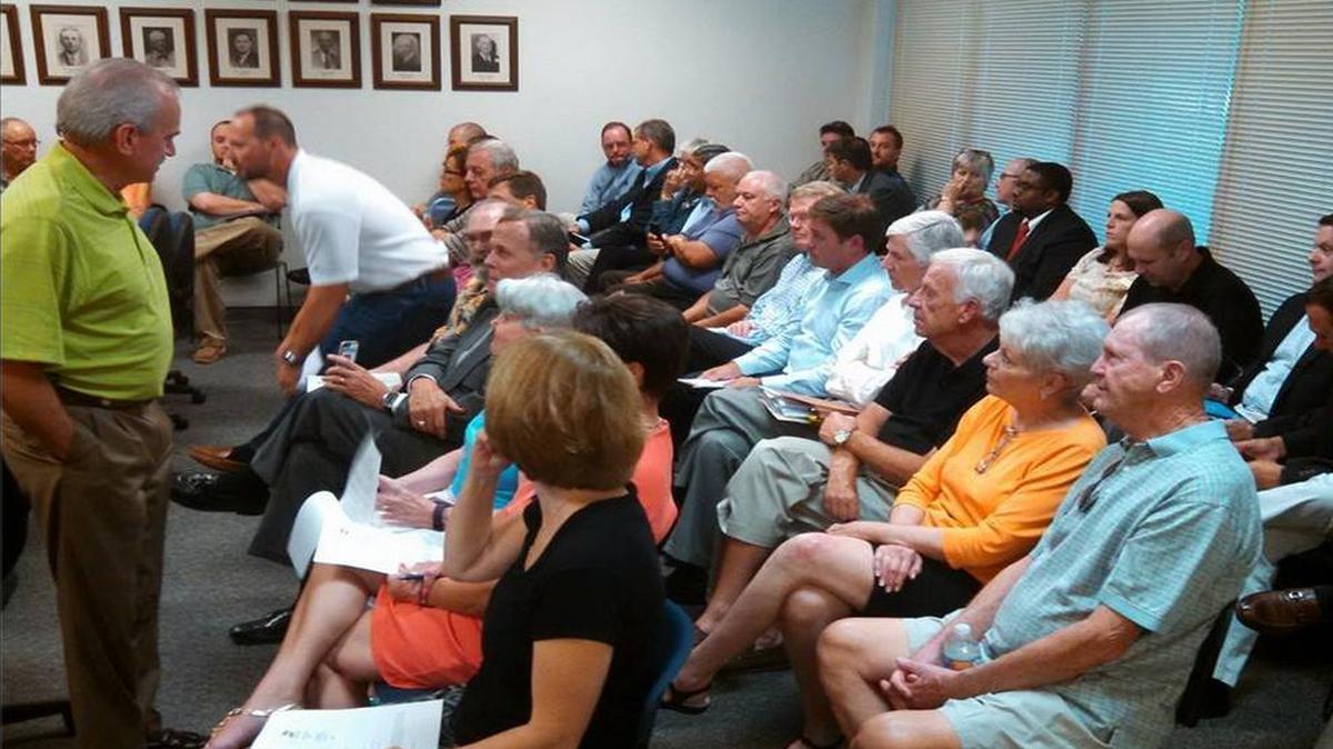 
Residents packed a Fort Mill Town Council hearing on proposed impact fees. A second hearing will be held before any possible action by council.
