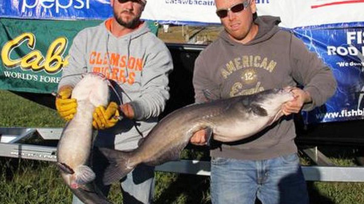 Team Good Times members won the Nov. 14 Catawba Catfish Club tournament on Lake Wylie with 70 pounds.