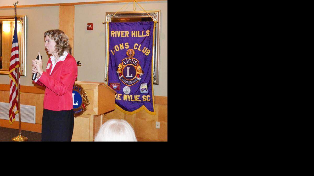 
Jennifer Roberts, candidate for mayor of Charlotte, spoke March 3 to the River Hills/Lake Wylie Lions Club.
