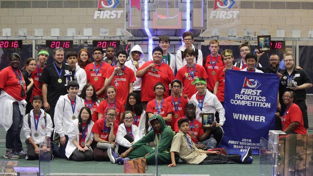 Olympic High School already has qualified for the April state robotics championship in Charlotte after a strong showing at its first competition of the season. The Olympic team began with a partnership with Bosch Rexroth.