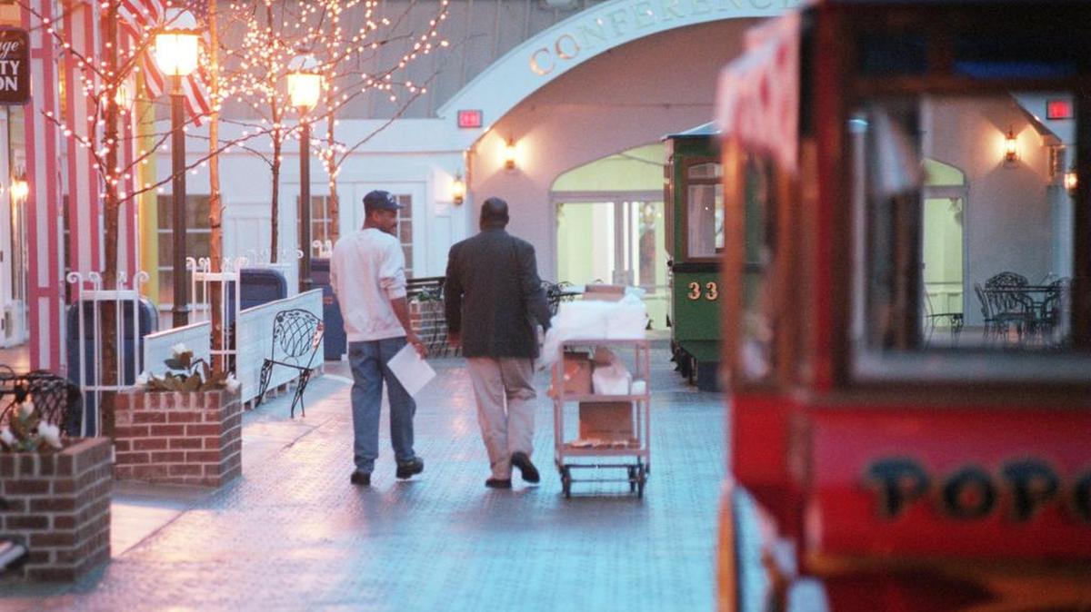 The old Heritage Grand Hotel and Main Street Shoppes in Fort Mill closed permanently in 1997.