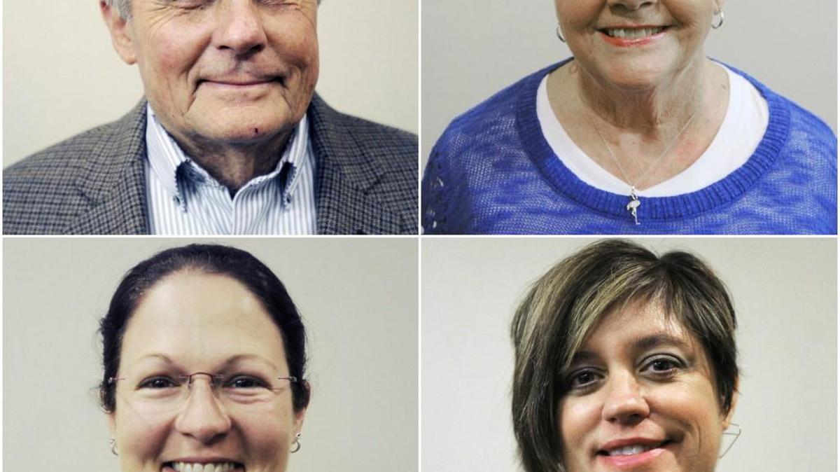 Clockwise, from left: Huntley, Heemsoth, Beilsmith and Rumsey