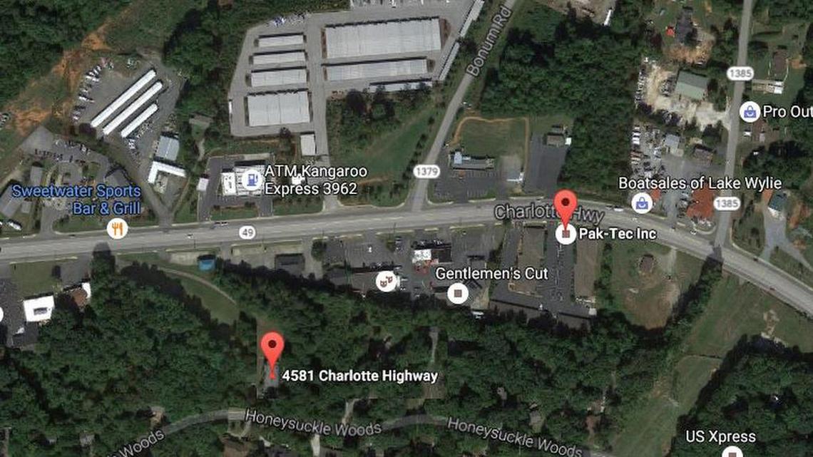 Property owner Russell Davey wanted to relocate and expand his 30-year-old company in Lake Wylie from its current location in Heritage Park to 4581 Charlotte Highway, currently zoned for residential use in York County.