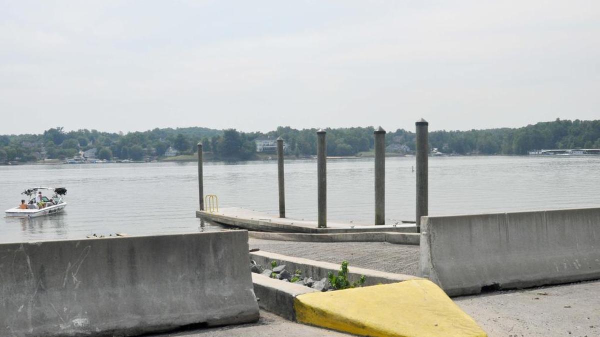 
Two of four ramps at Buster Boyd Access Area were closed Aug. 5 on Lake Wylie.
