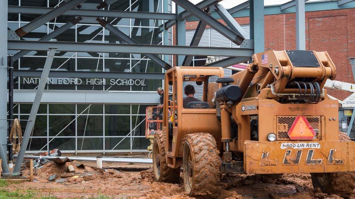 
Construction is underway to expand Nation Ford and Fort Mill high schools. The district will build a third high school, now that voters approved funding in the most recent referendum.
