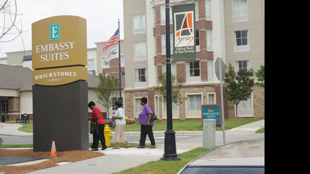 
Embassy Suites added a new hotel to Ayrsley, the third for the Steele Creek community.
