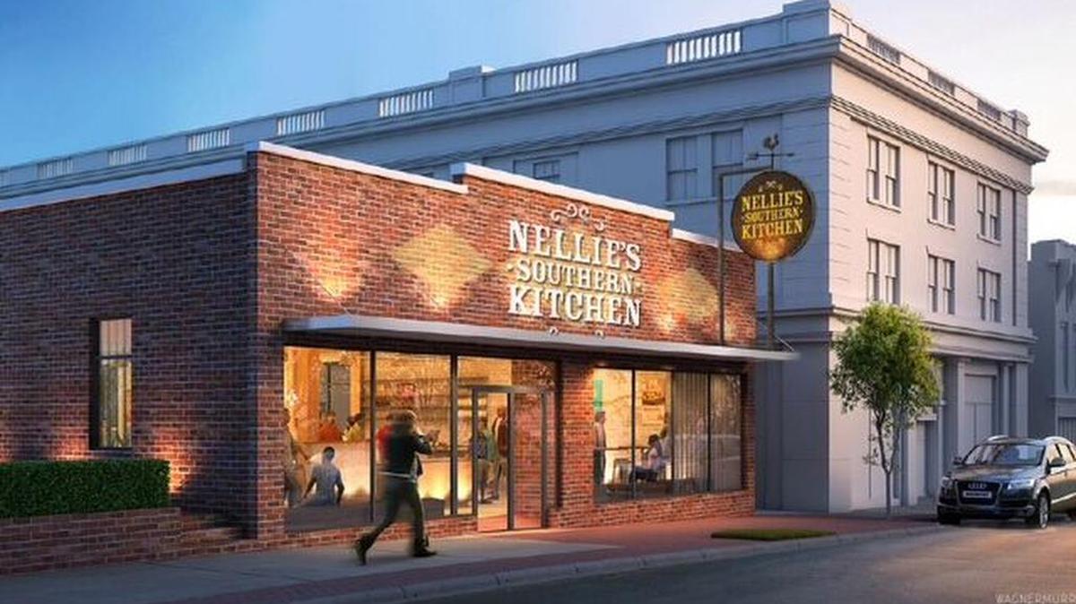 
Nellie’s Southern Kitchen plans to open by the end of the year in Belmont.
