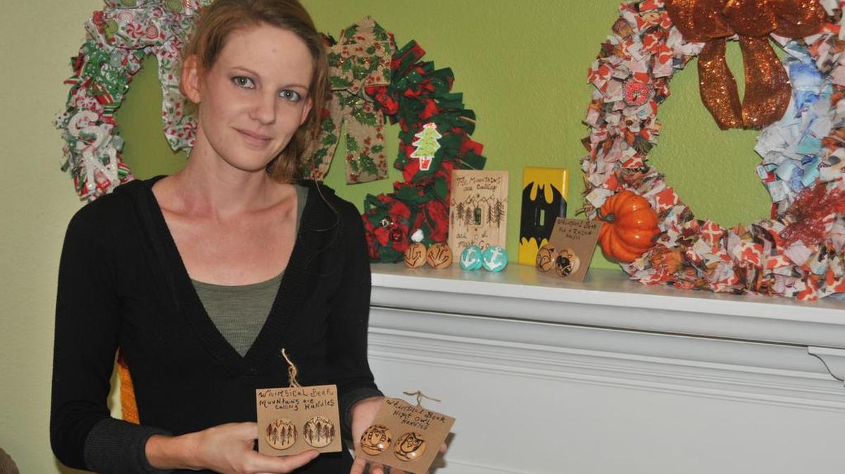 Fort Mill native Marybeth Woods is selling handmade items to support regional animal shelters and rescue groups.
