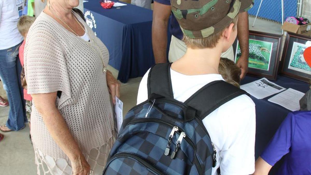 
Clover School District’s Back-to-School Kickoff Aug. 14 distributed 600 backpacks.
