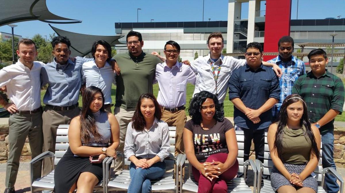 The latest group of participants in the Road2Hire program developed by Ric Elias of Red Ventures.