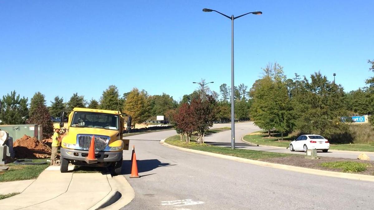 Part of Stonecrest Boulevard will be closed to through traffic beginning Oct. 26 as work begins on the Hubert Graham Way connector road.