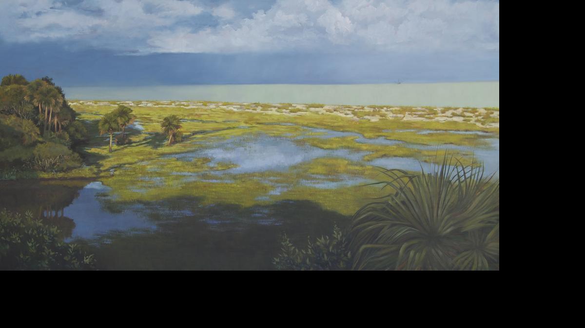 
York County artist Holly Glasscock participated in the International Artist Magazine’s Art Challenge on the theme seascapes, rivers and lake, and was named a finalist in the competition with her painting, “Ahead of the Storm.”
