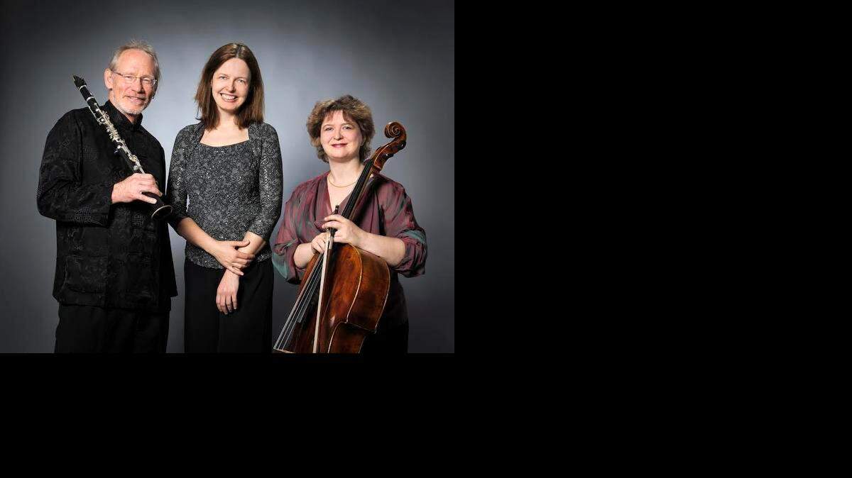 
The Palmis Trio - clarinetist Allan Ware of the U.S., pianist Sabine Simon of Germany and cellist Pamela Smits of Holland perform March 26 at Belmont Abbey College Basilica.
