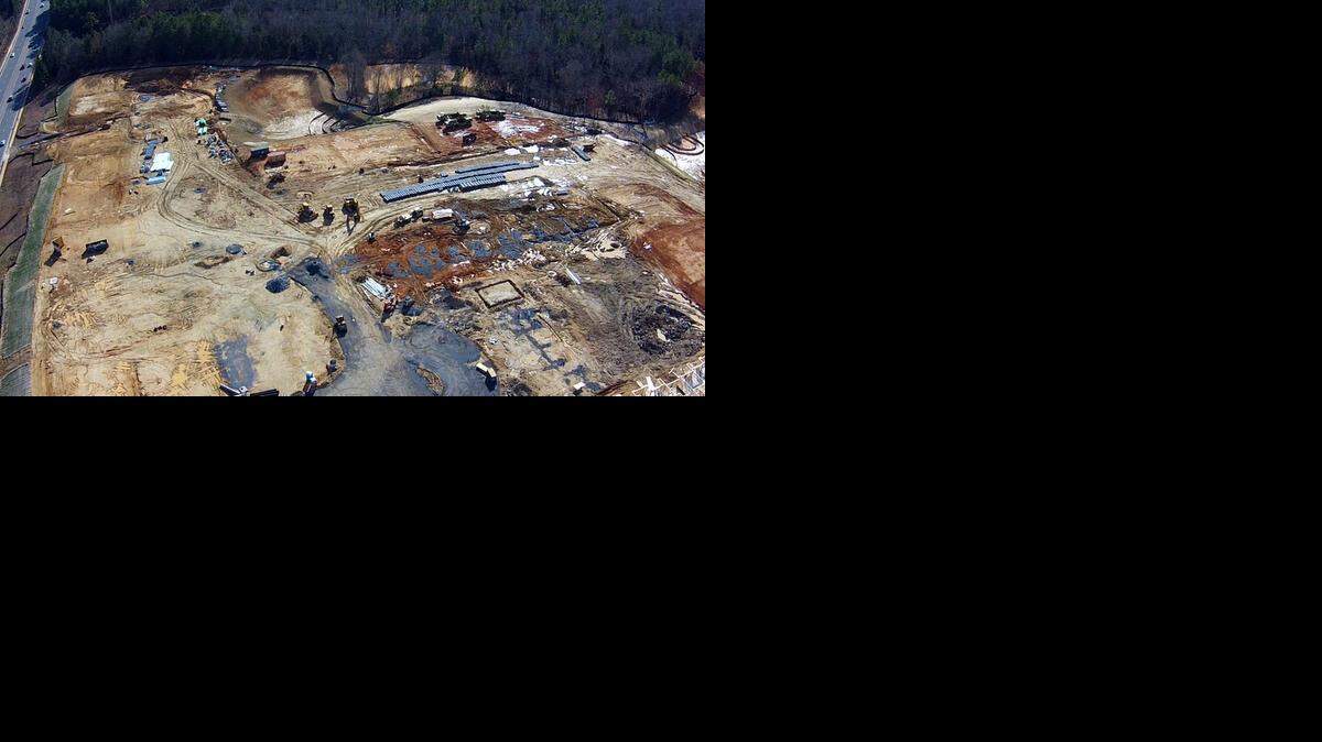
An aerial view March 8 of the former Golf Masters Driving Range off Highway 274 in Lake Wylie. It will become Revere at Lake Wylie, which will offer 444 apartments. 
