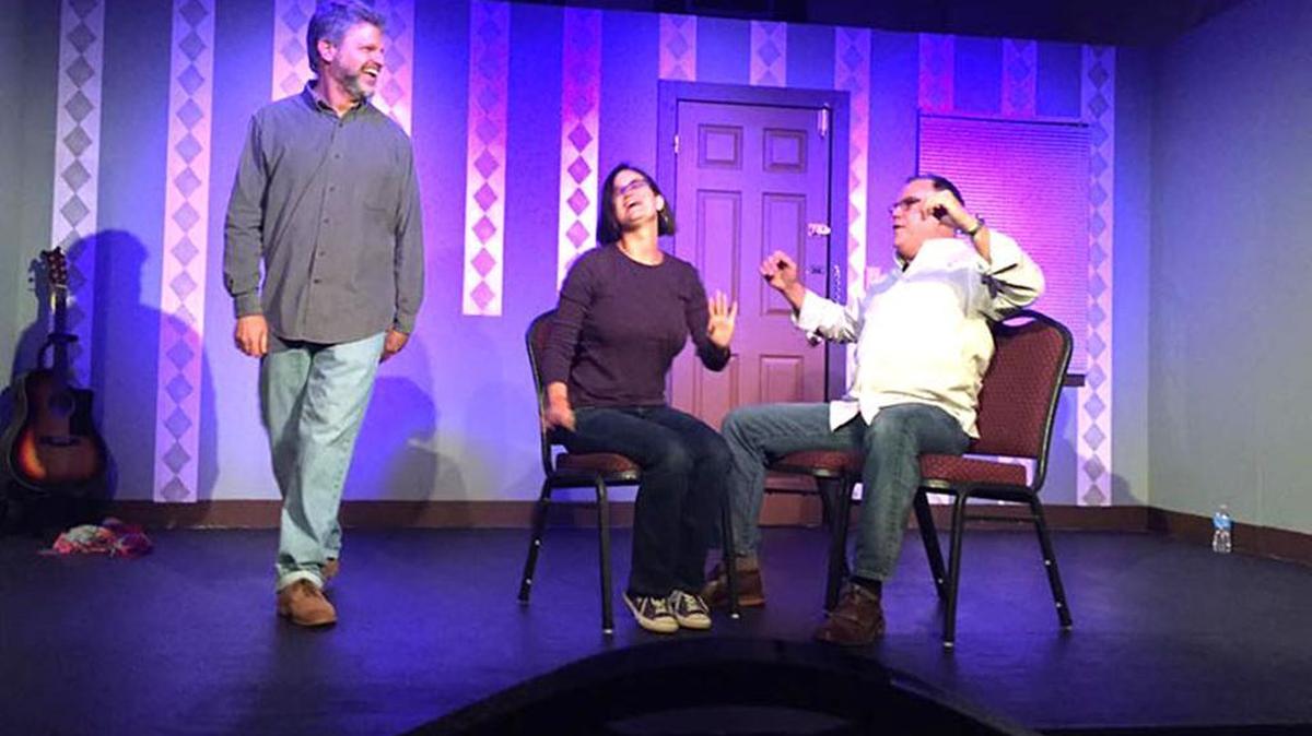 A 3-person team improv called Three’s a Crowd kicks off the 2018 theater season at Fort Mill Community Playhouse
