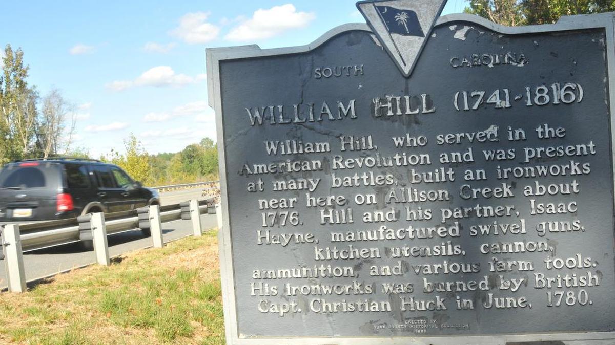 Two historical markers on the side of the road are difficult from passers by to see. A Lake Wylie man wants to make it easier.