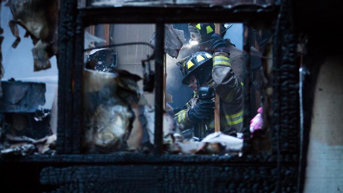 Fire guts a home in January in Tega Cay.
