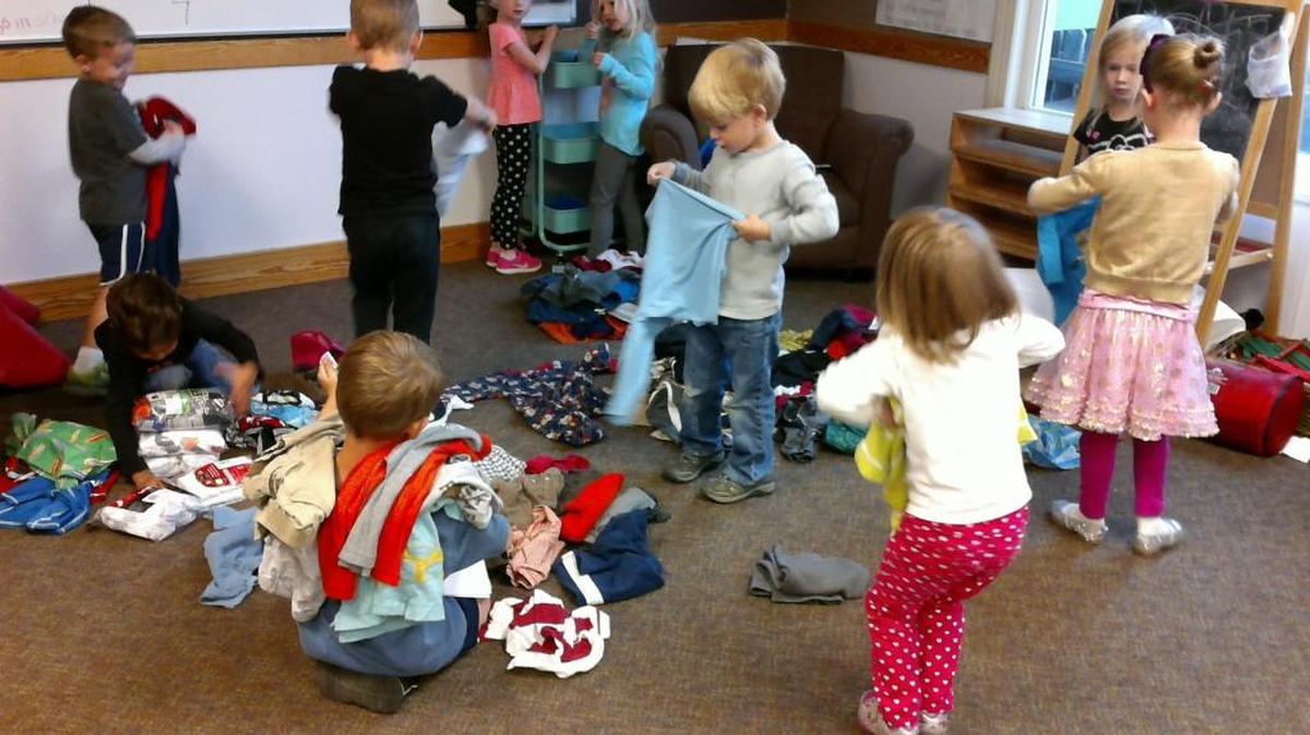 The Transitional Kindergarten classes at Field of Dreams Nurture and Education Center in Fort Mill’s Baxter Village spearheaded a center-wide clothing drive and raised funds for a Christmas dinner for families in the impoverished McDowell County in West Virginia.