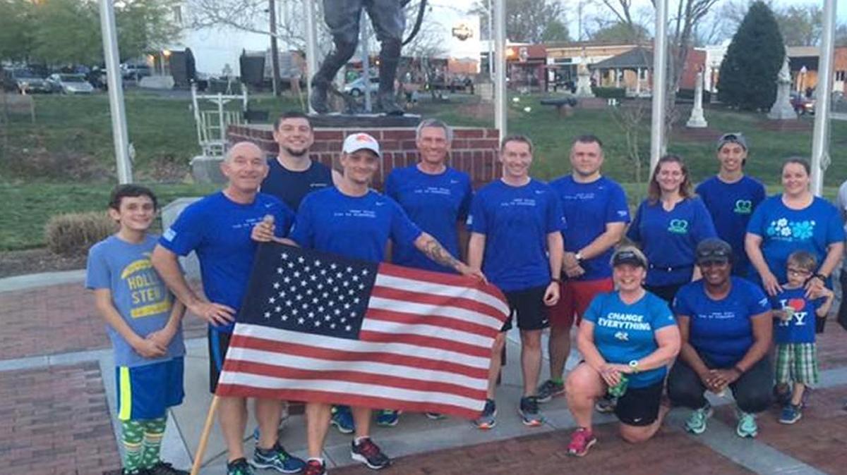 A new meet-up called Wear Blue: Run to Remember held its first event in Fort Mill in March. The next one is April 21.
