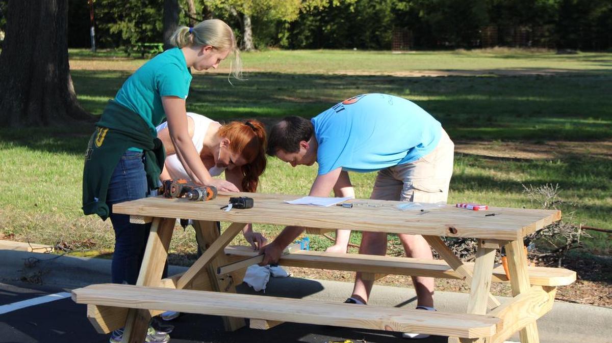 Microsoft’s Day of Caring helped Steele Creek YMCA on Oct. 23