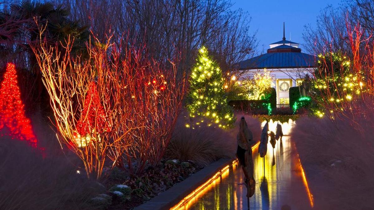 Holidays at the Garden opens Nov. 20 at Daniel Stowe Botanical Garden, 6500 S. New Hope Road in Belmont.