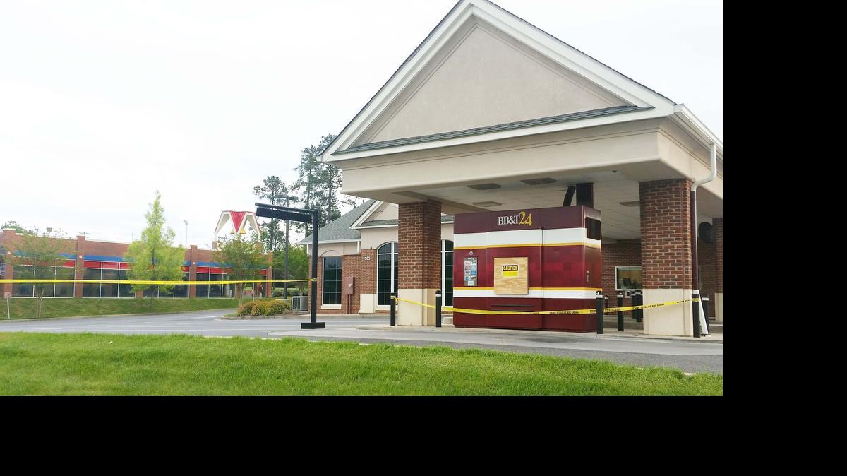 
A thief failed to break into the ATM machine, but did cause damage, at the BB&T branch on Latitude Lane in Lake Wylie.
