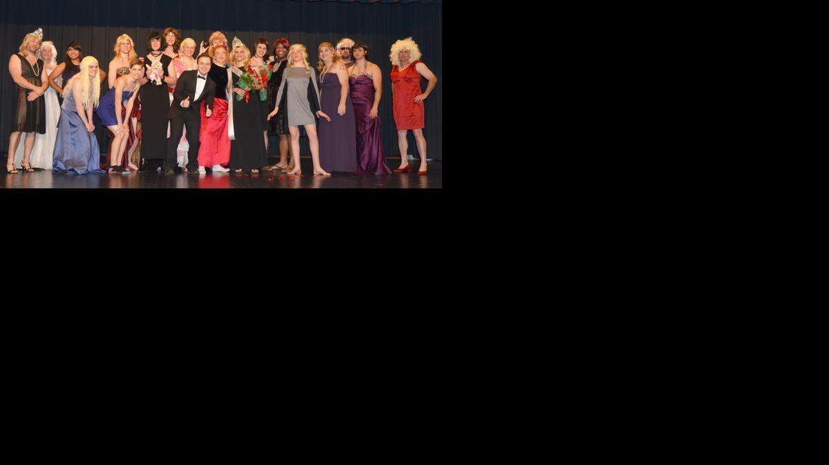 
Clover High School senior Bailey Bottini (aka Bailey Bokini) was crowned Miss Moped 2015 in the fifth annual Moped to Memphis Miss Moped Womanless Beauty Pageant for St. Jude Children's Hospital. Runner-up was senior Laird Curtin (aka Miss Jamie Lynn Curtin).
