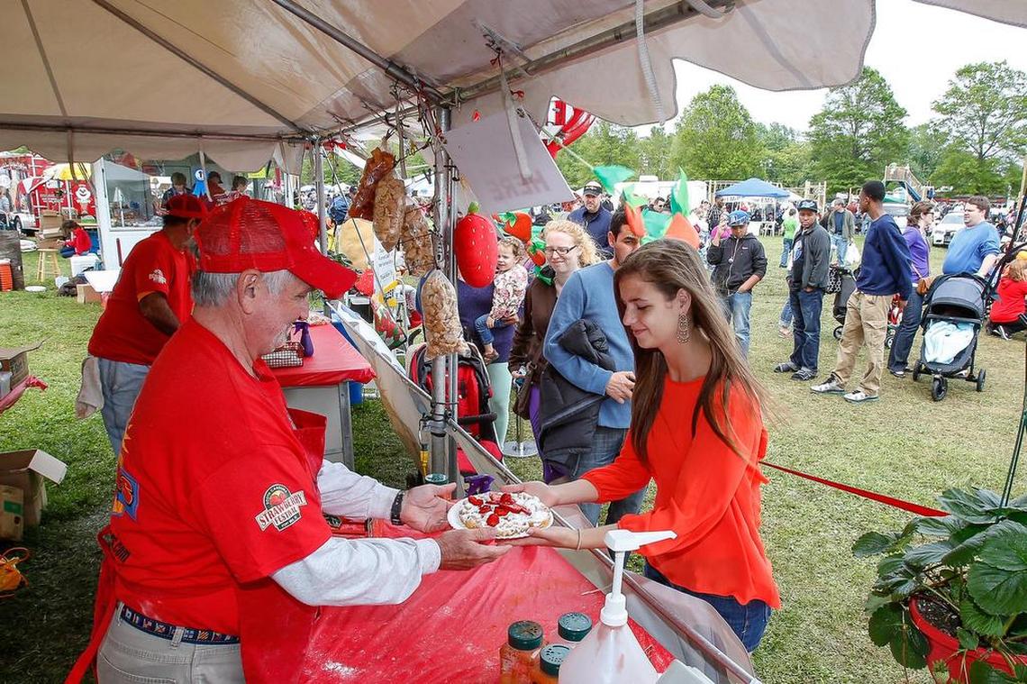 A wide range of vendor foods will be made with strawberries at the South Carolina Strawberry Festival.