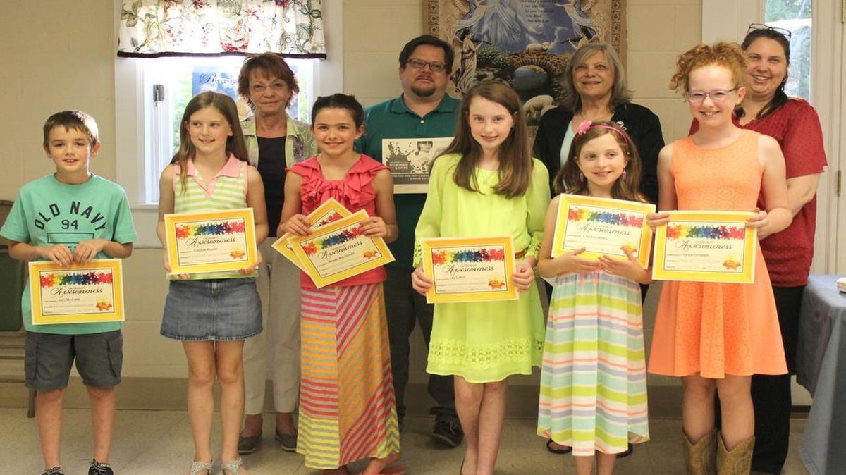 
The Woman’s Club of Fort Mill recently presented awards to the winners of its annual Creative Writing Contest.
