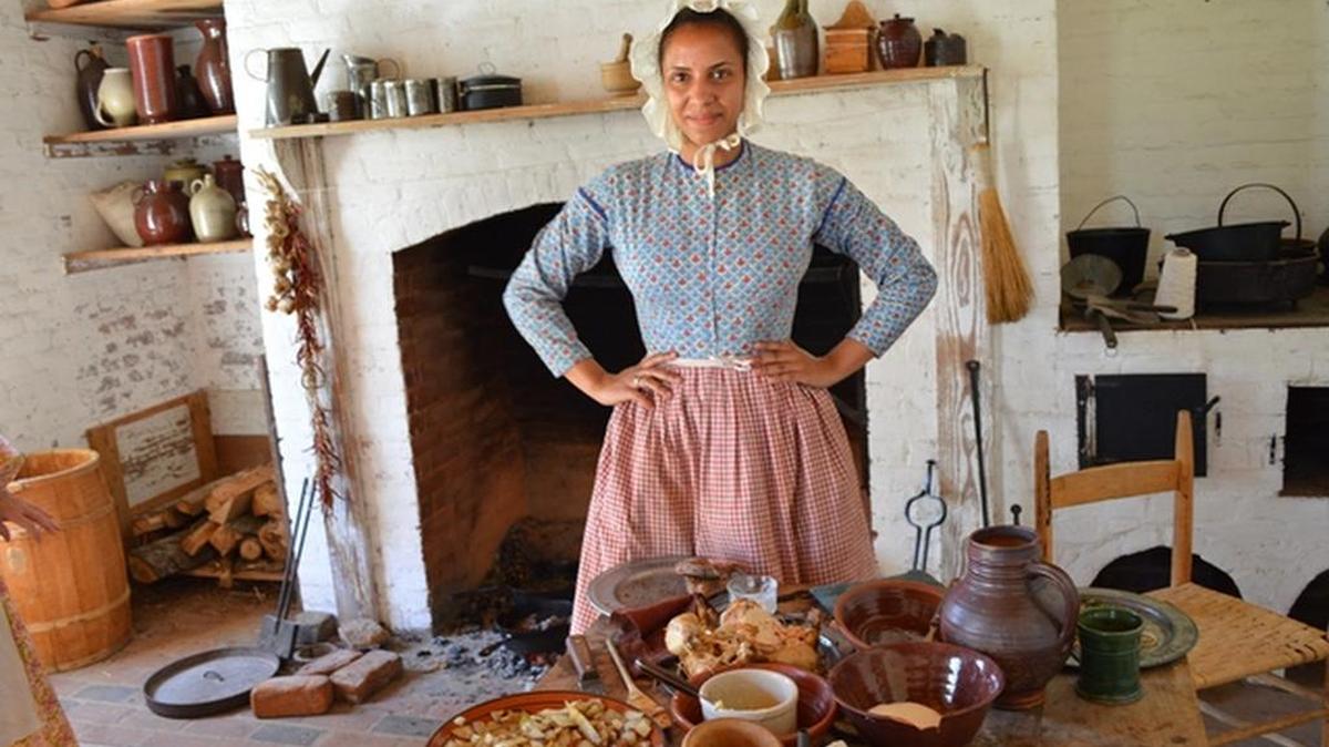 Celeste Sherer is one of the interpreters for “By Way of the Back Door” at Historic Brattonsville in McConnells.