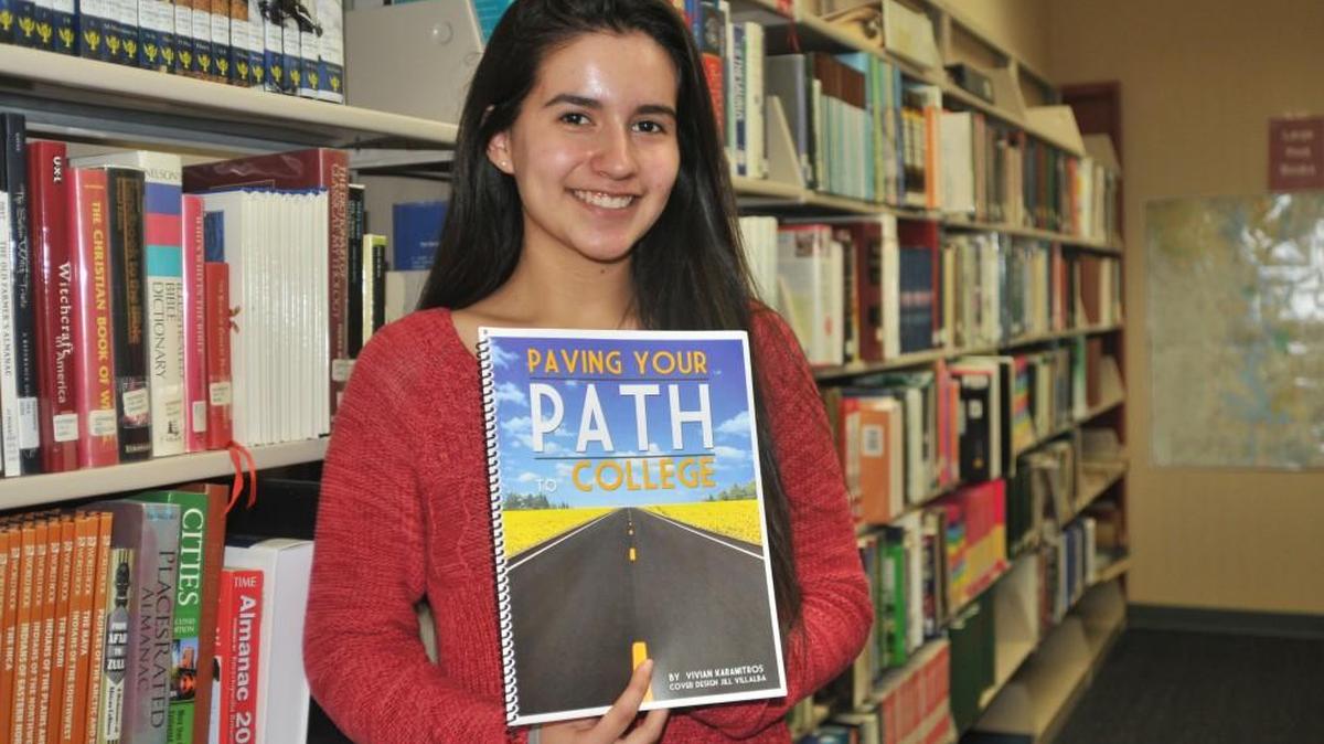 Vivian Karamitros, 16, is helping lower income or first generation college students prepare for college.