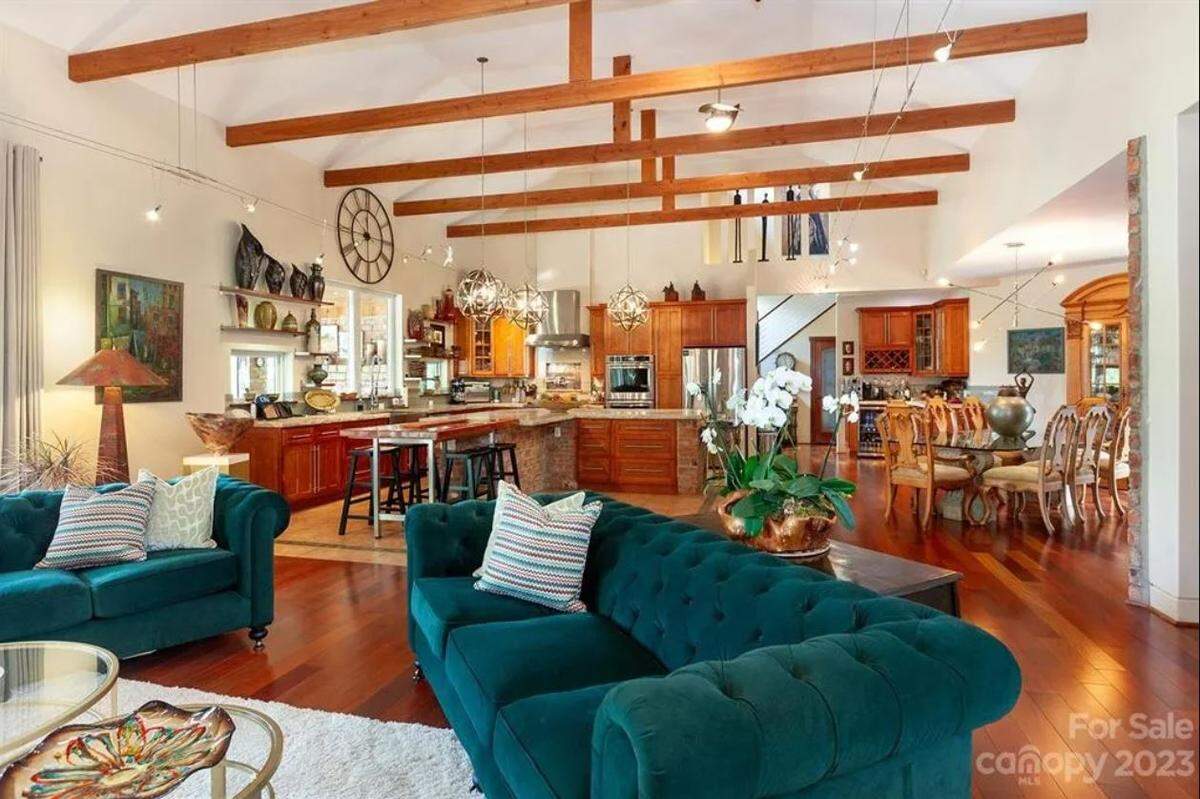 Custom and handmade features were located throughout the Mallard Point home in Lake Wylie that recently sold for $3 million.
