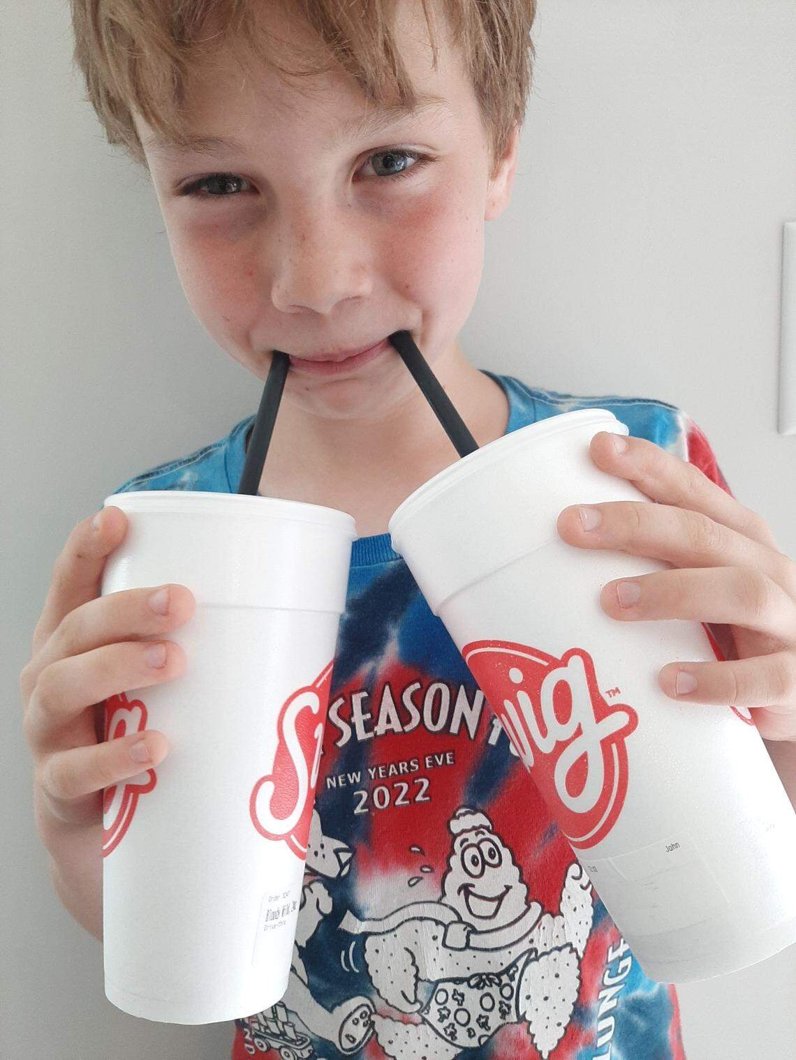 My son Durham, 11, volunteered to wait in line more than an hour for a Swig dirty soda at the popular new site in Indian Land.