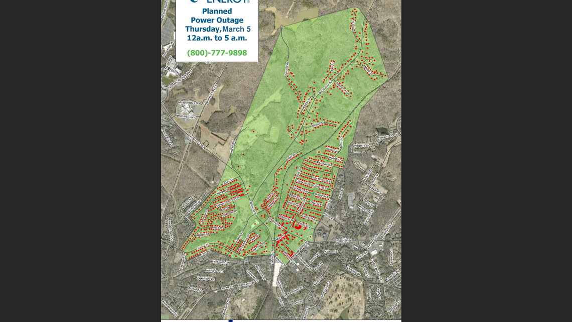 Downtown Fort Mill will be without power Thursday morning. Here’s when, how long