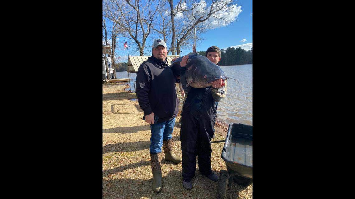 Rock Hill teen, with uncle’s help, reels in massive 90+ pound fish from SC lake