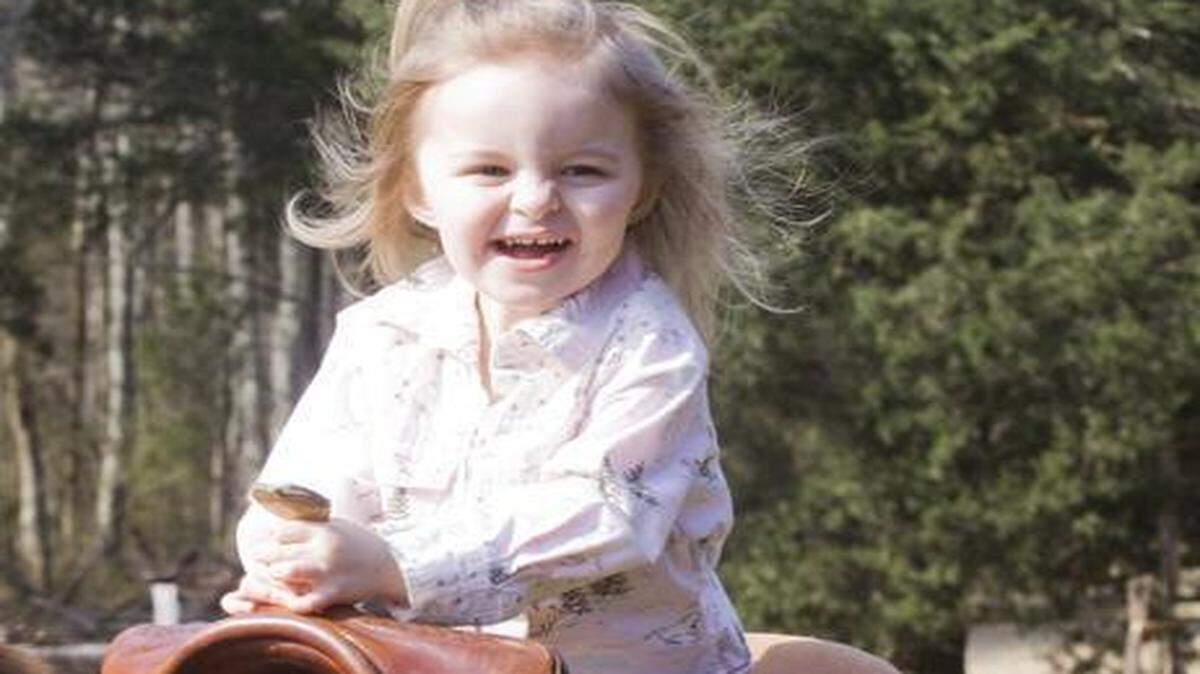 
 Lizzy Turner, 2, gets excited while riding a horse during Children's Day at the Farm last year at Historic Brattonsville. The annual event is Saturday from 10 a.m. to 4 p.m. 
