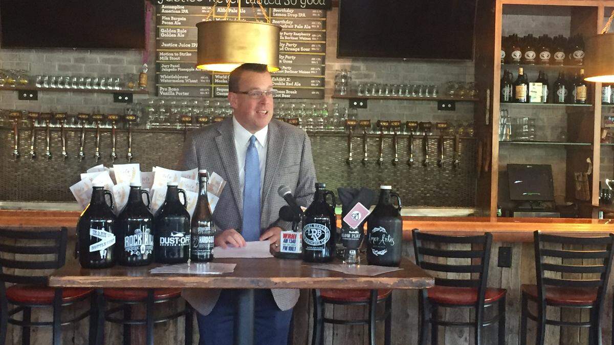 Visit York County CEO and president Billy Dunlap announced the first “YoCo Taste Trail” in 2020.
