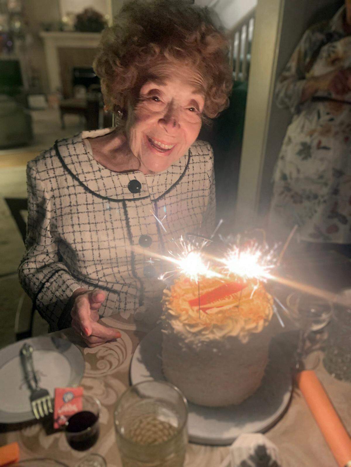Dorothy Jones celebrates her 103rd birthday on Saturday, Nov. 25, 2023 in Fresno, Calif.