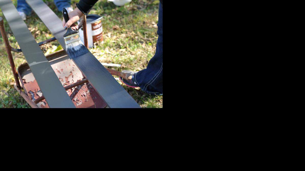 
Volunteers for Habitat for Humanity of York County paint trim at a Fort Mill home selected through Habitat for Humanity of York County's Home Preservation Program.
