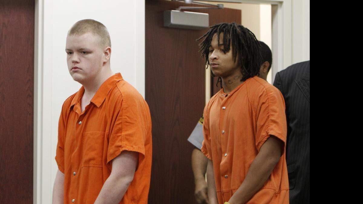 Clayton Watts, left, and Marqueas Buchanan
