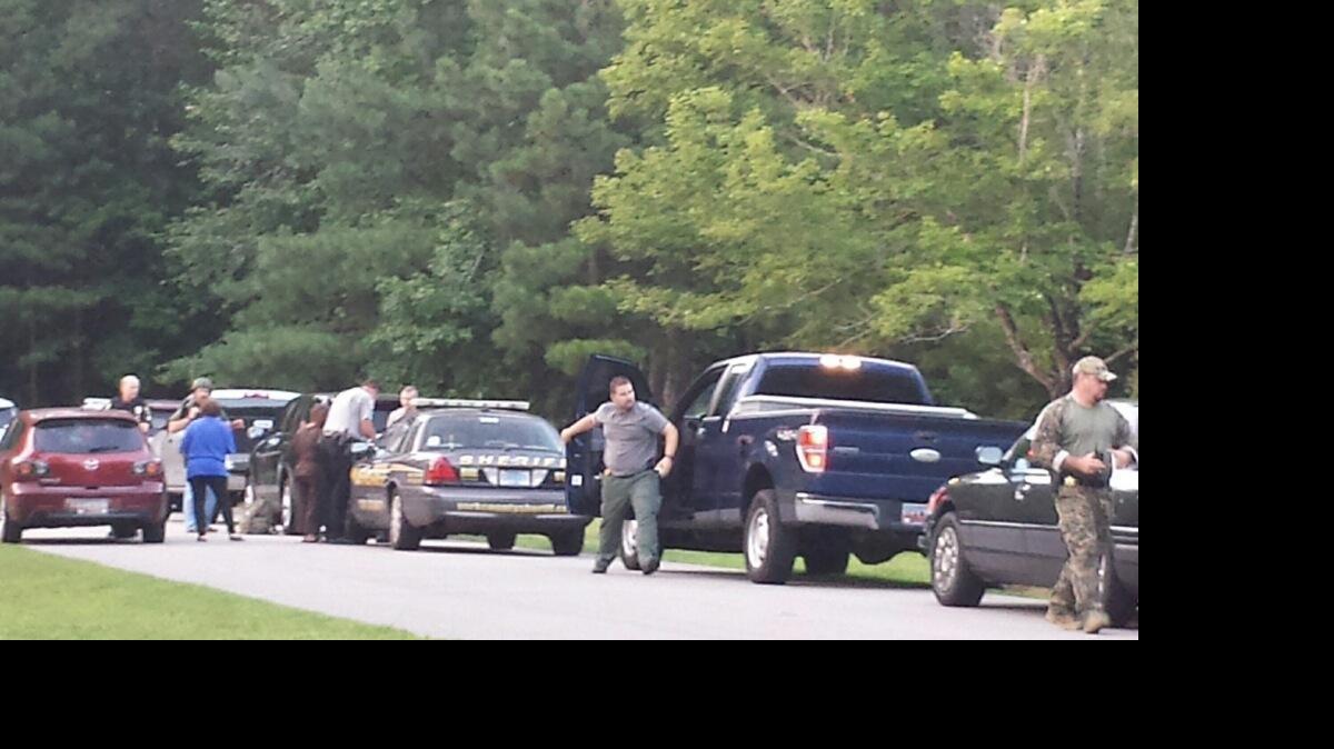 
York County authorities surround a house in Rock Hill in an apparent SWAT standoff. 
