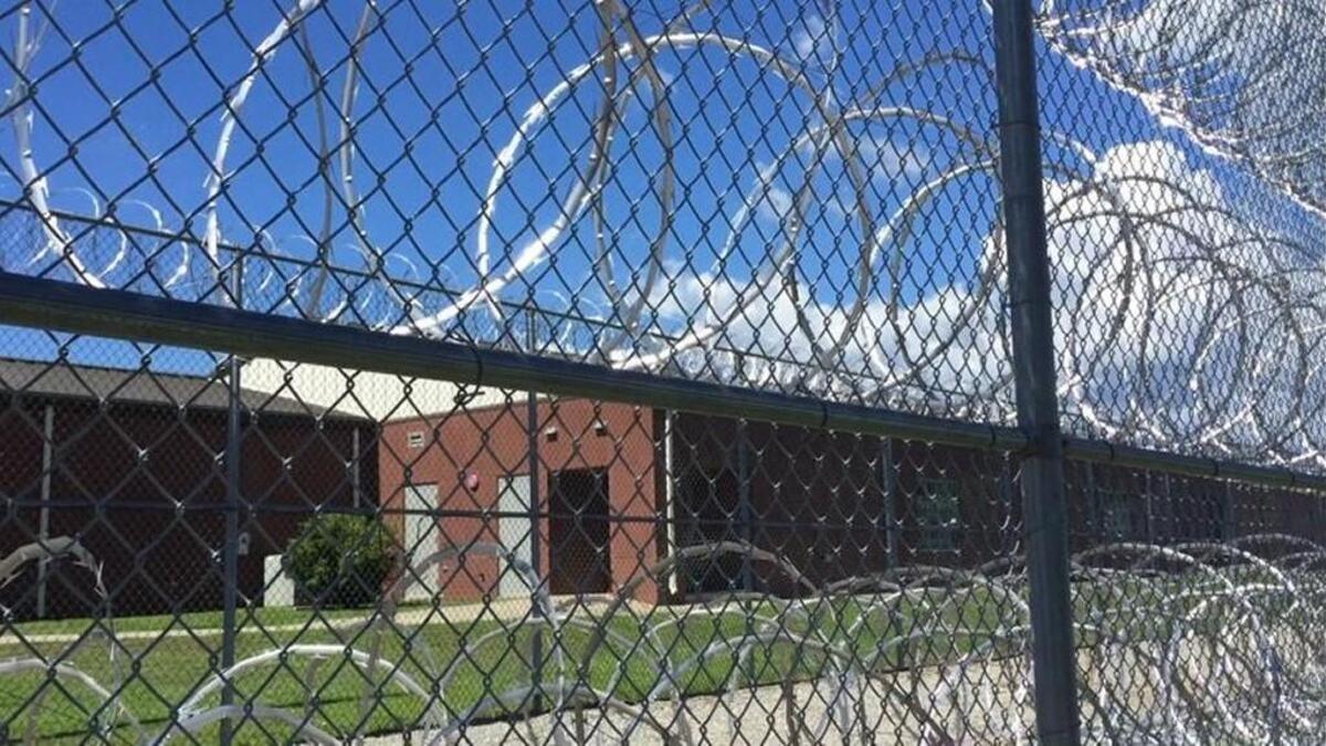 Prison wire at a South Carolina facility.