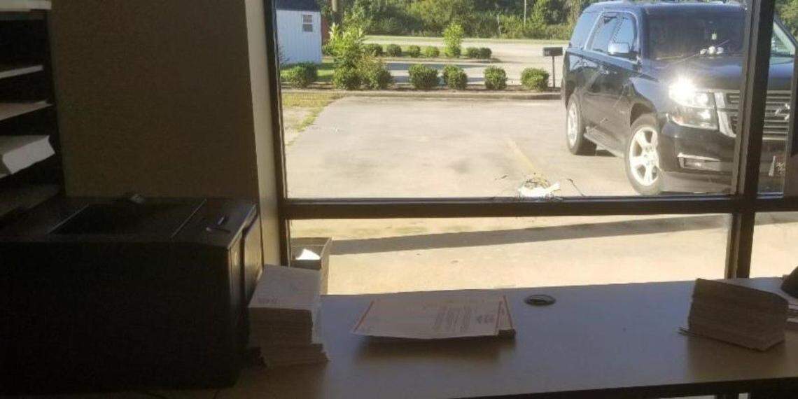 Republican Party officials in Lancaster County, South Carolina reported to sheriff’s deputies a bullet was shot through a window into the building.