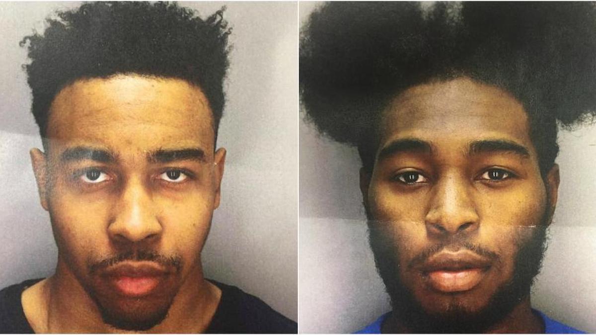 Malik McCullough, left; Thomas Hagins, right