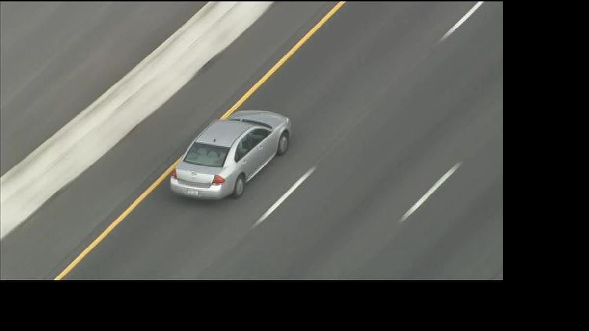 
This car led police on a chase down Interstate 77 into Chester County.
