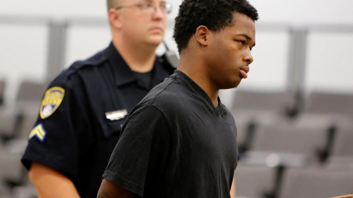 
Bond hearing for Quinterius Miller Thursday in the Rock Hill Municipal Courtroom. The suspect is charged with 10 counts of attempted murder for shooting into a Rock Hill home earlier this month.

