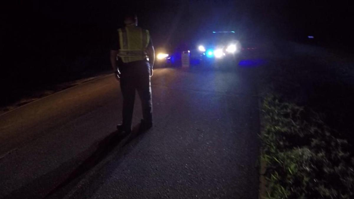 Lawmen from South and North Carolina handed out 30 citations during a traffic checkpoint Tuesday night.